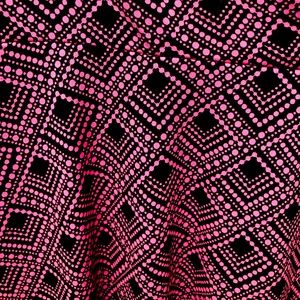 LONDON TIMES 💗 sz 4 cascade dress with gorgeous print, side tie & ruching